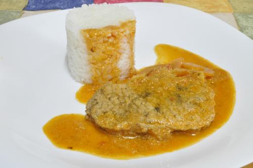 Vepřové plátky na zelenině – Snadné recept z Česko kuchyně, hotový za 30 - 45 minut